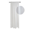Firana z taśmą SHINY CHIC 140x270 optical white
